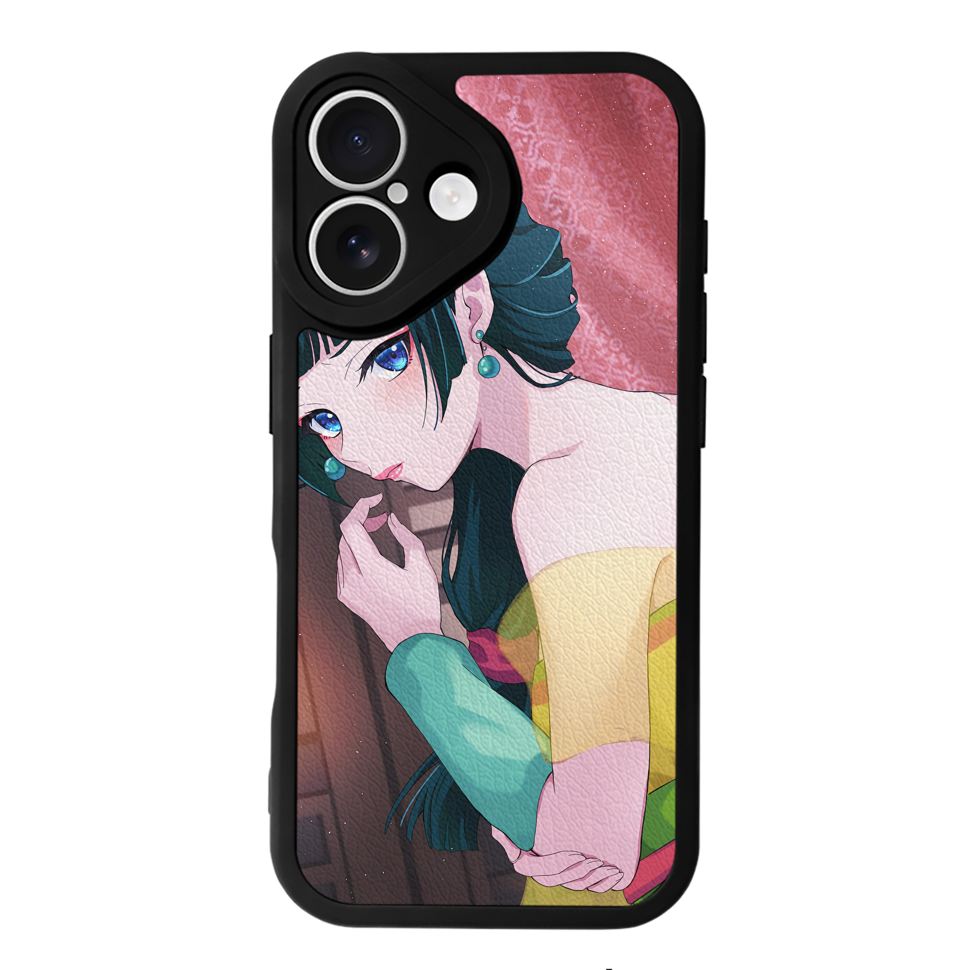 （画像用） 薬屋のひとりごと The Apothecary Diaries 【iPhone 16シリーズ対応】シリコンスマホケース（レザー調） 材質：シリコン